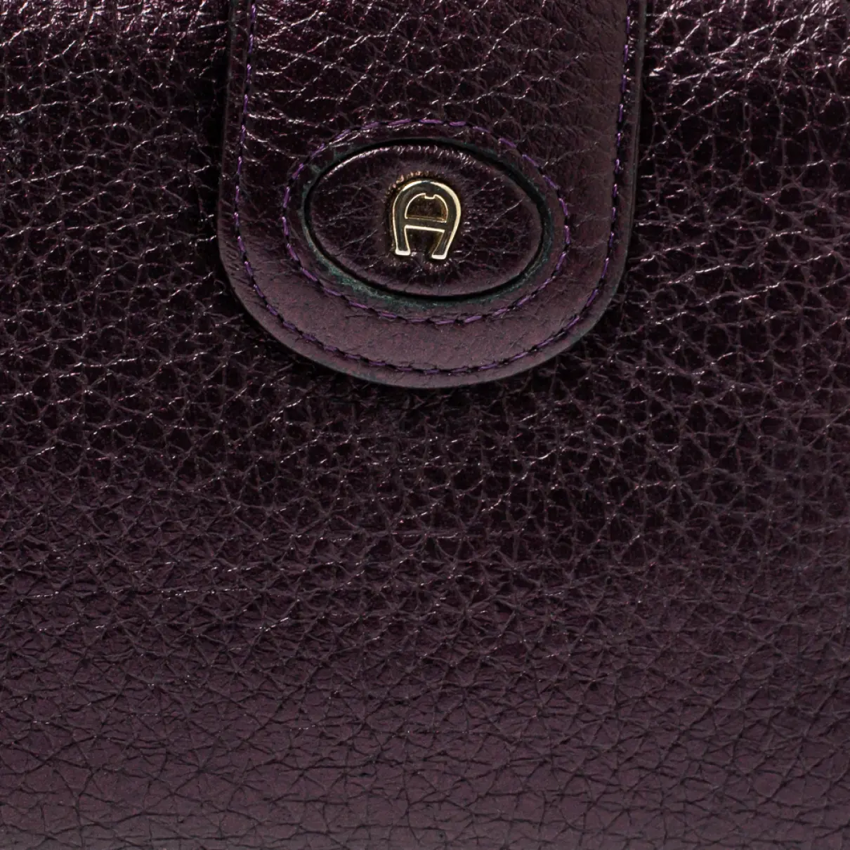 Leather purse Aigner