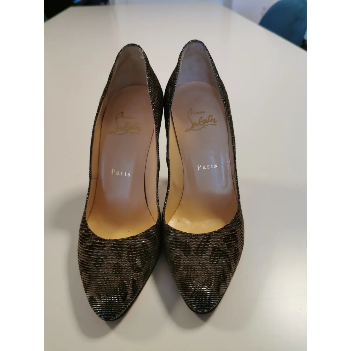 Christian Louboutin Anjalina leather heels for sale