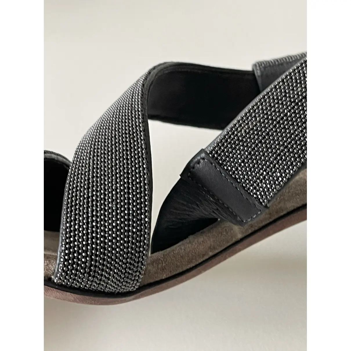 Leather sandals Brunello Cucinelli