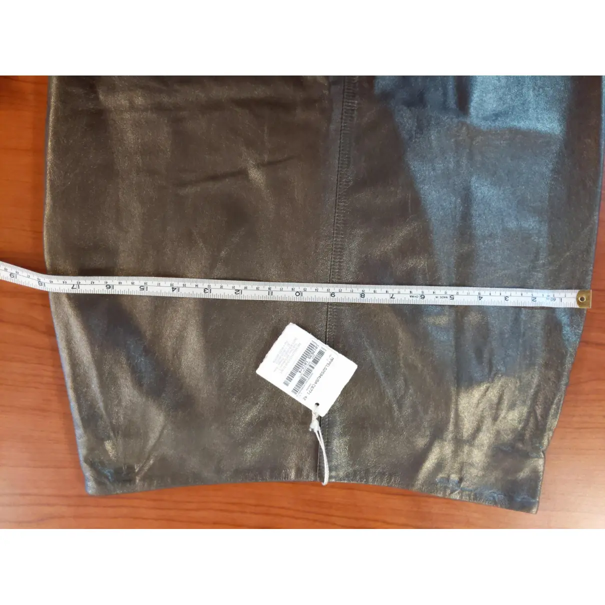 Leather mid-length skirt Brunello Cucinelli