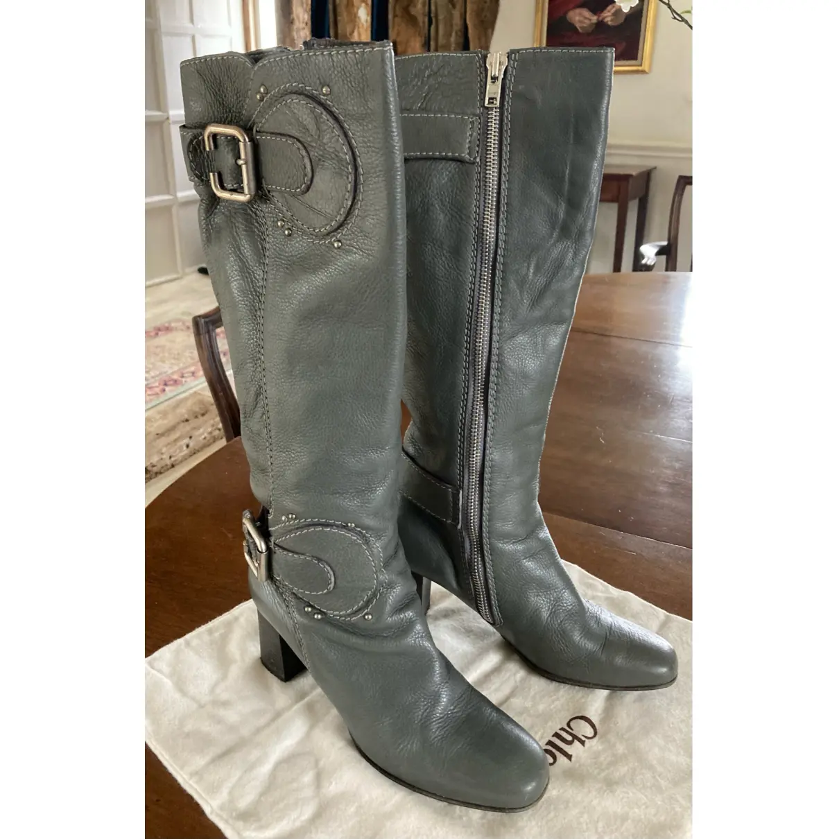 Buy Chloé Leather boots online - Vintage