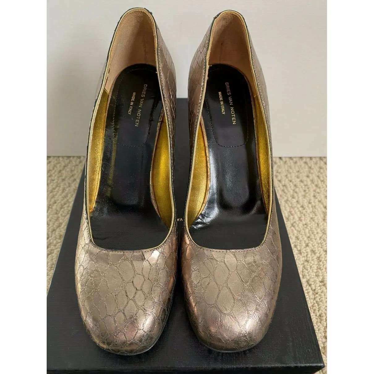 Dries Van Noten Leather heels for sale