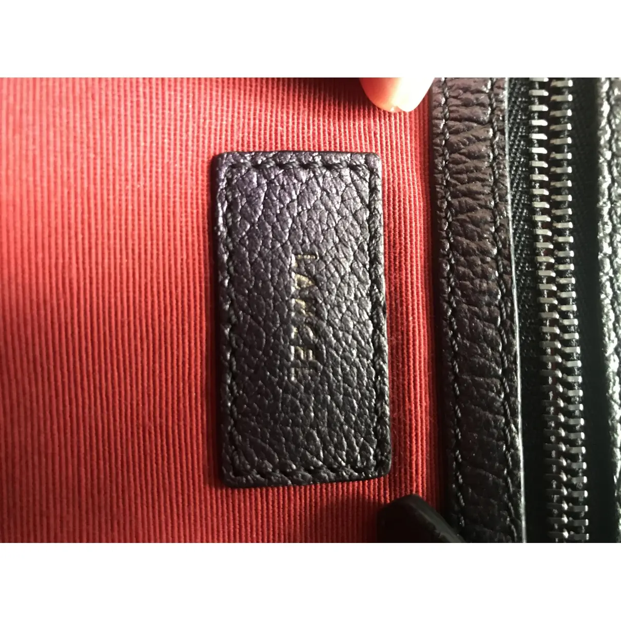 Lancel Huit leather handbag for sale