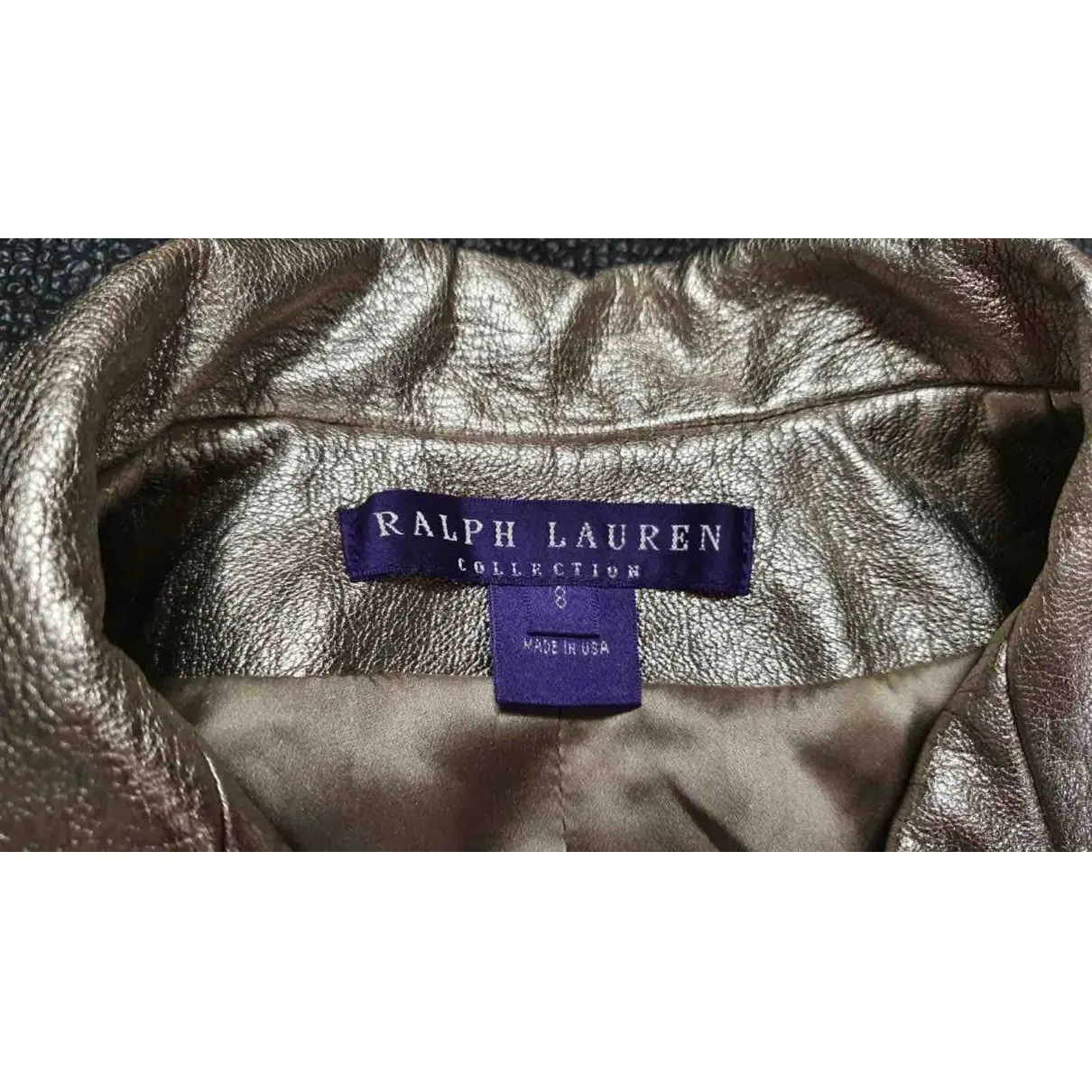 Luxury Ralph Lauren Purple Label Leather jackets Women