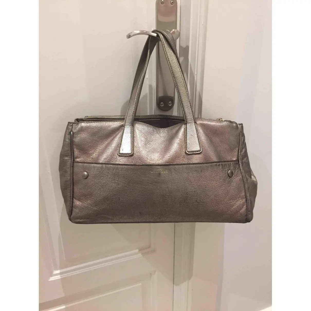 Uterque Leather bowling bag for sale