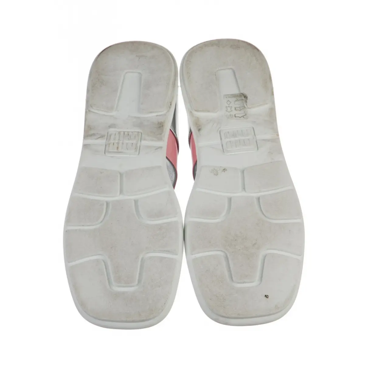 Patent leather sandal Miu Miu