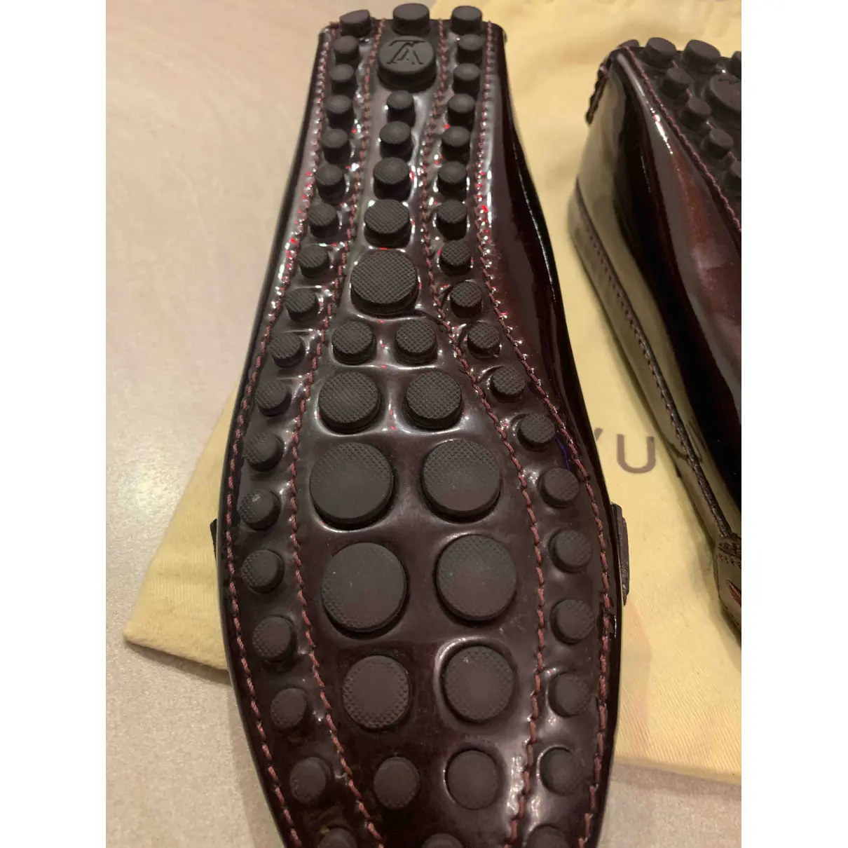 Upper Case patent leather flats Louis Vuitton