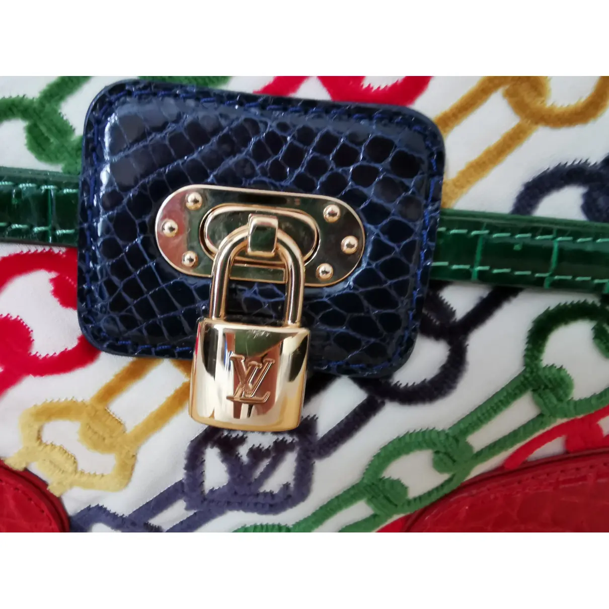 Alligator handbag Louis Vuitton