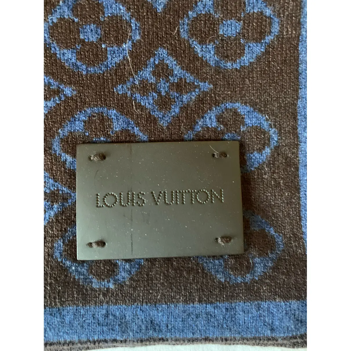 Cashmere scarf & pocket square Louis Vuitton - Vintage