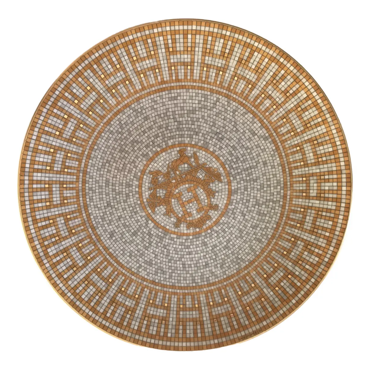 Mosaïque au 24 ceramic plate Hermès