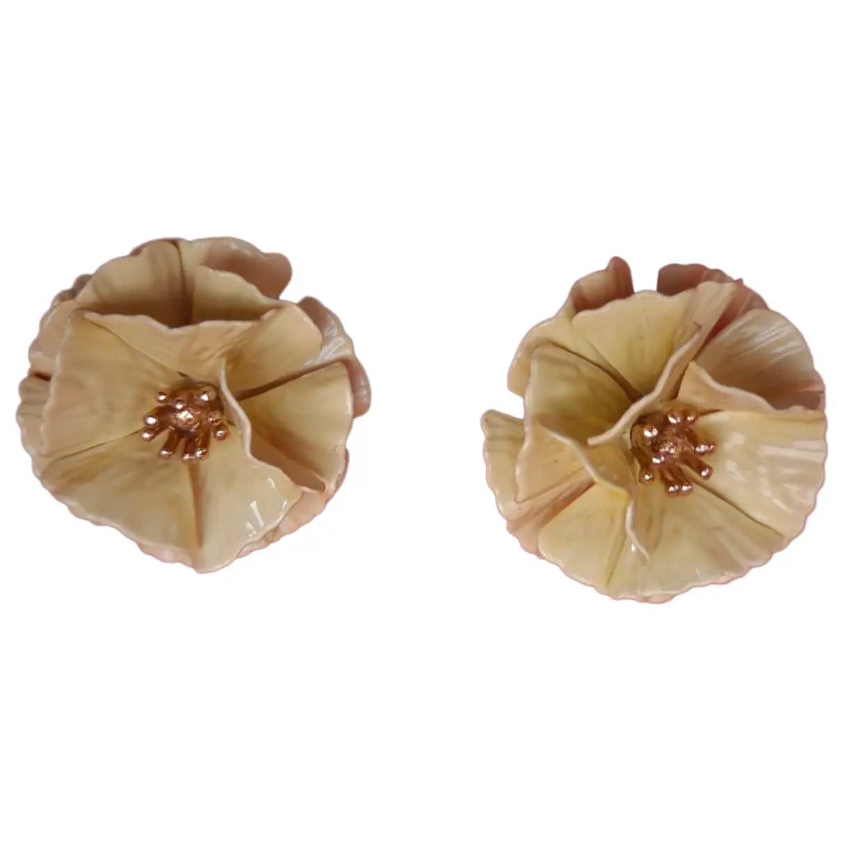 Ceramic earrings Trifari