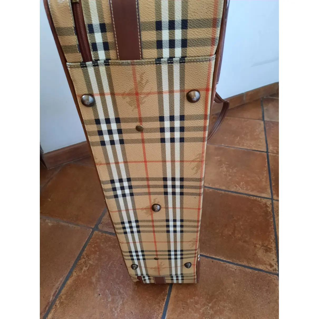 Cloth travel bag Burberry - Vintage