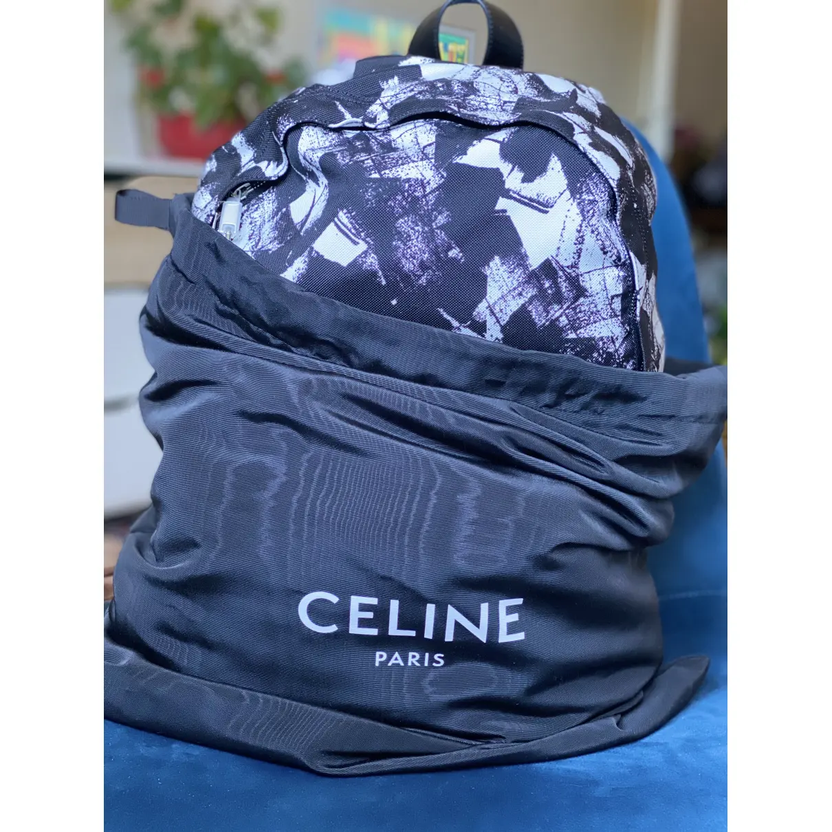Cloth satchel Celine