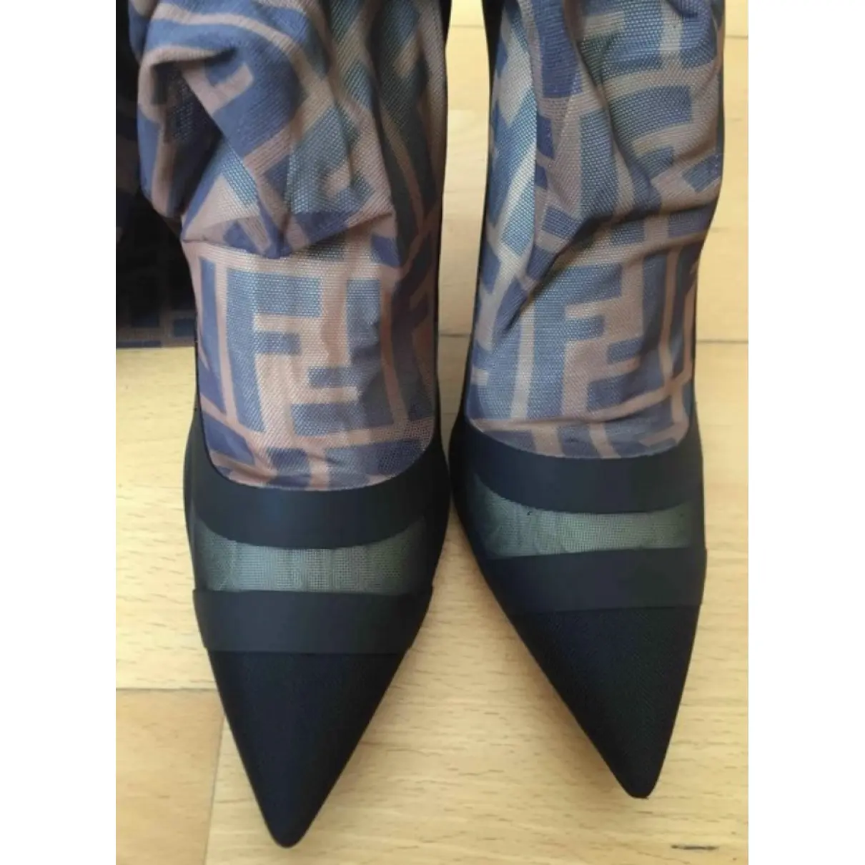 Colibri cloth boots Fendi