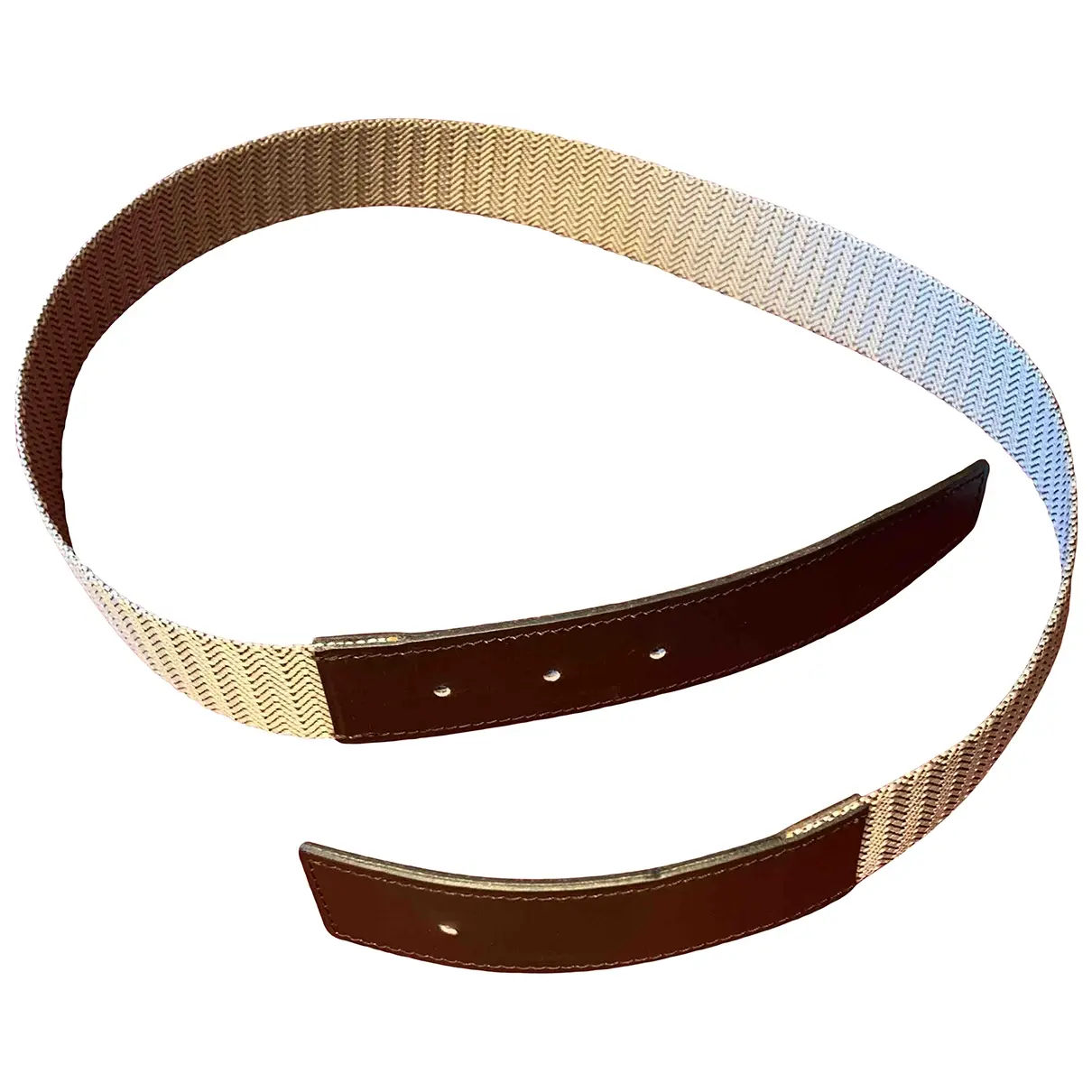 Cuir seul / Leather Strap cloth belt Hermès