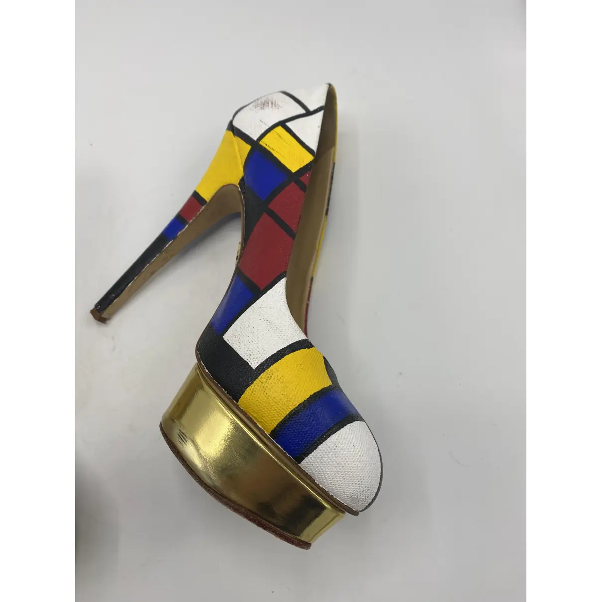 Buy Charlotte Olympia Dolly cloth heels online