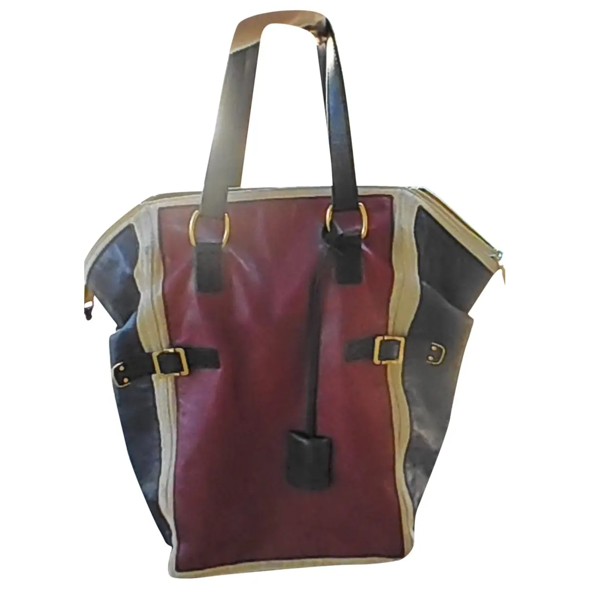 Downtown cloth handbag Yves Saint Laurent - Vintage
