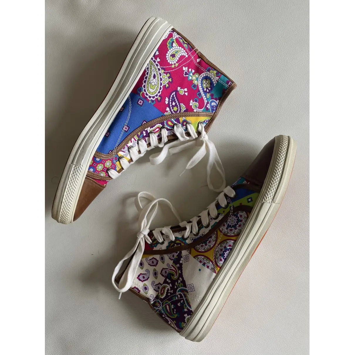 Cloth high trainers Etro