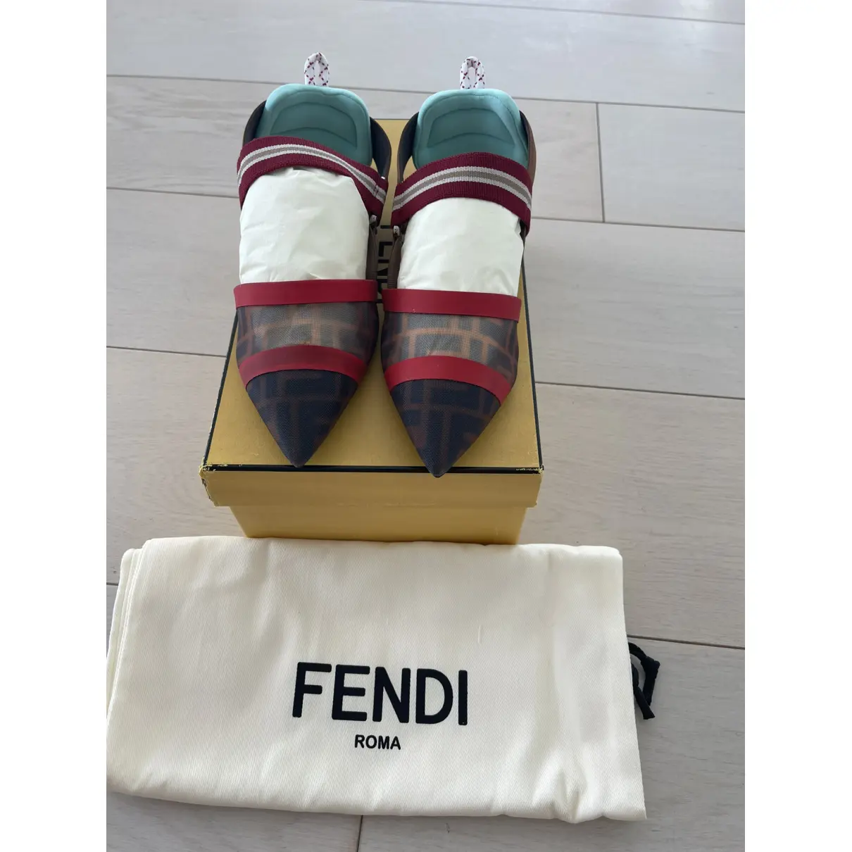 Buy Fendi Cloth ballet flats online