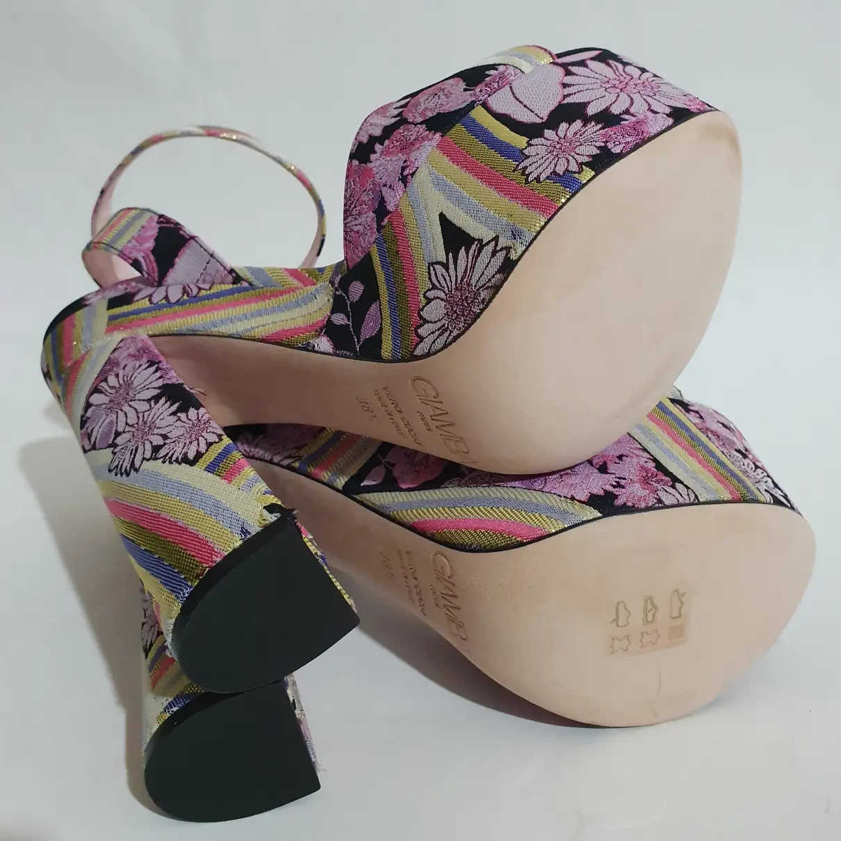 Cloth heels Giamba