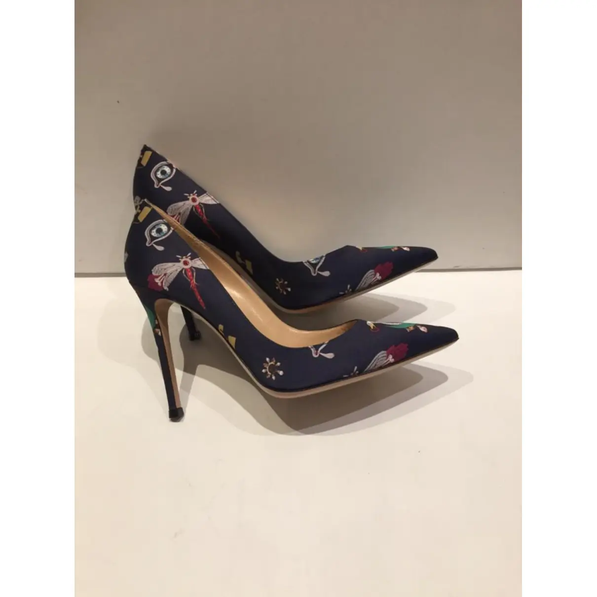 Cloth heels Gianvito Rossi