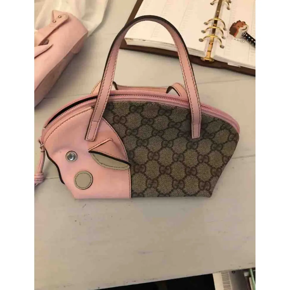 Gucci Leather bag & pencil case for sale