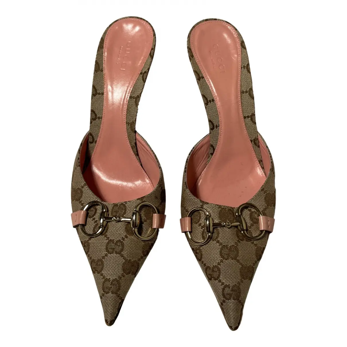 Cloth heels Gucci