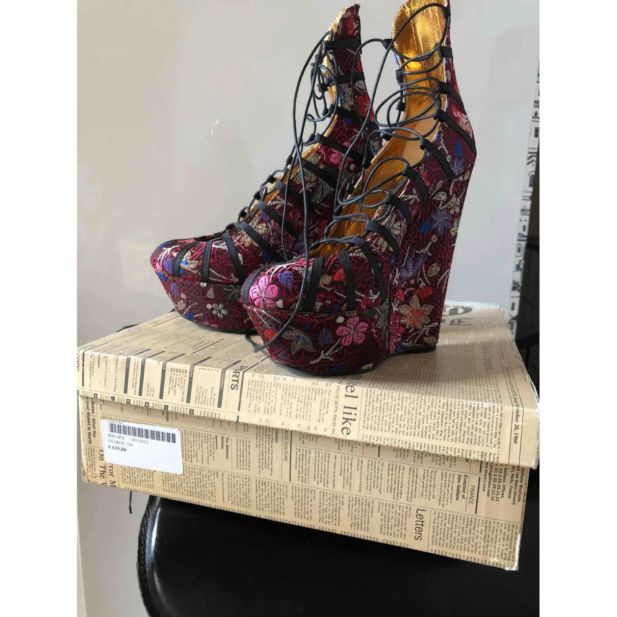 Buy John Galliano Cloth heels online - Vintage
