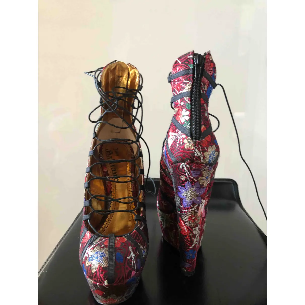 Cloth heels John Galliano - Vintage