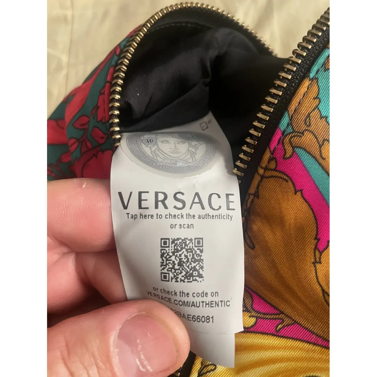 La Medusa cloth belt bag Versace