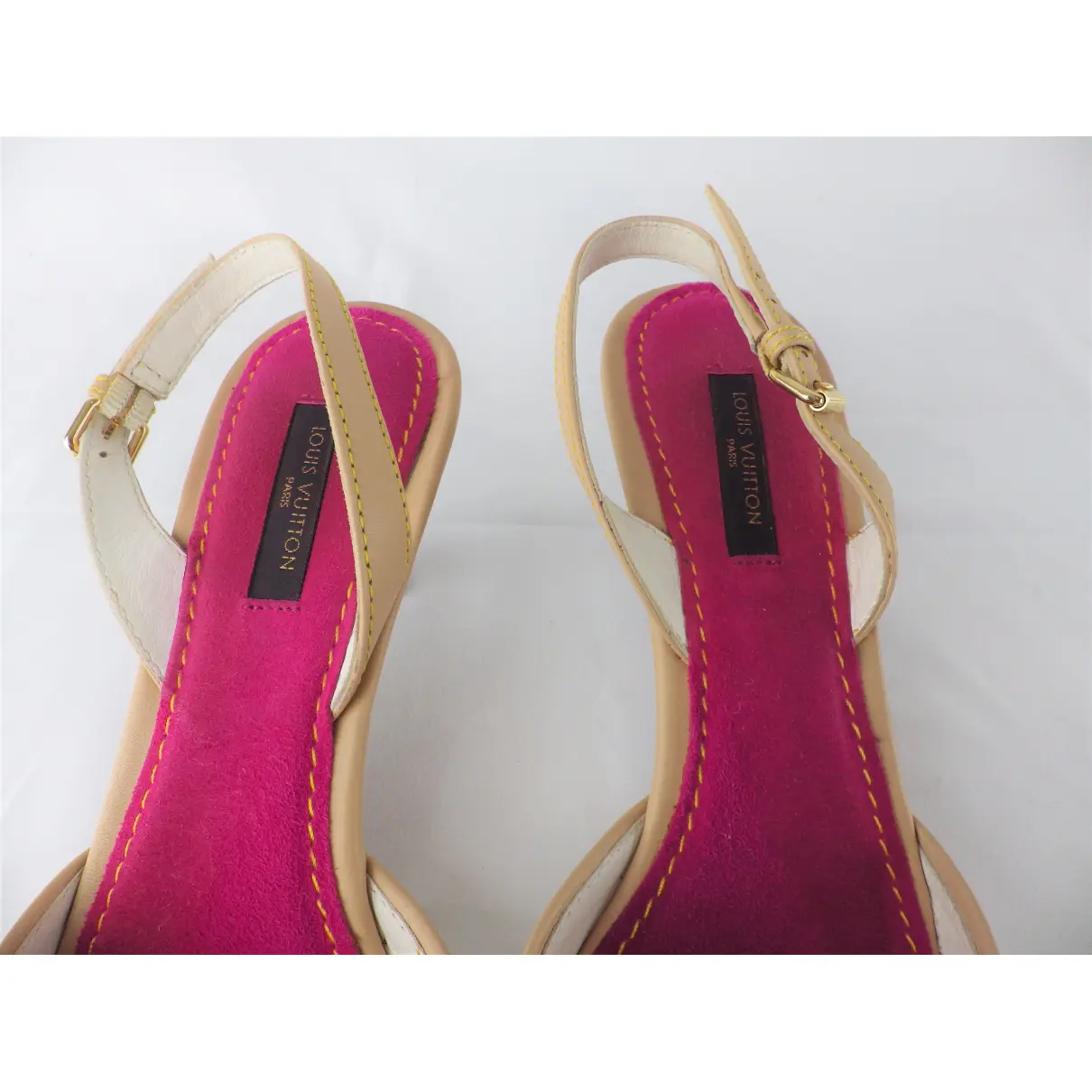 Cloth heels Louis Vuitton - Vintage
