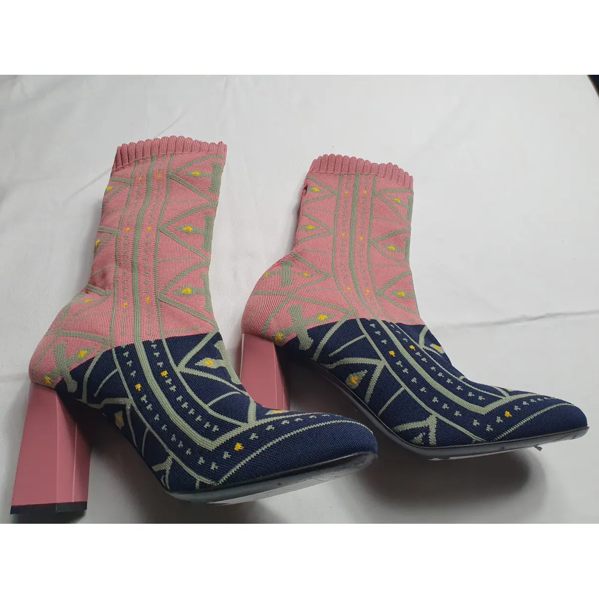Buy Miahatami Cloth biker boots online