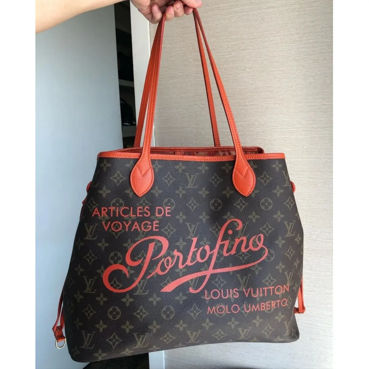 Neverfull cloth handbag Louis Vuitton