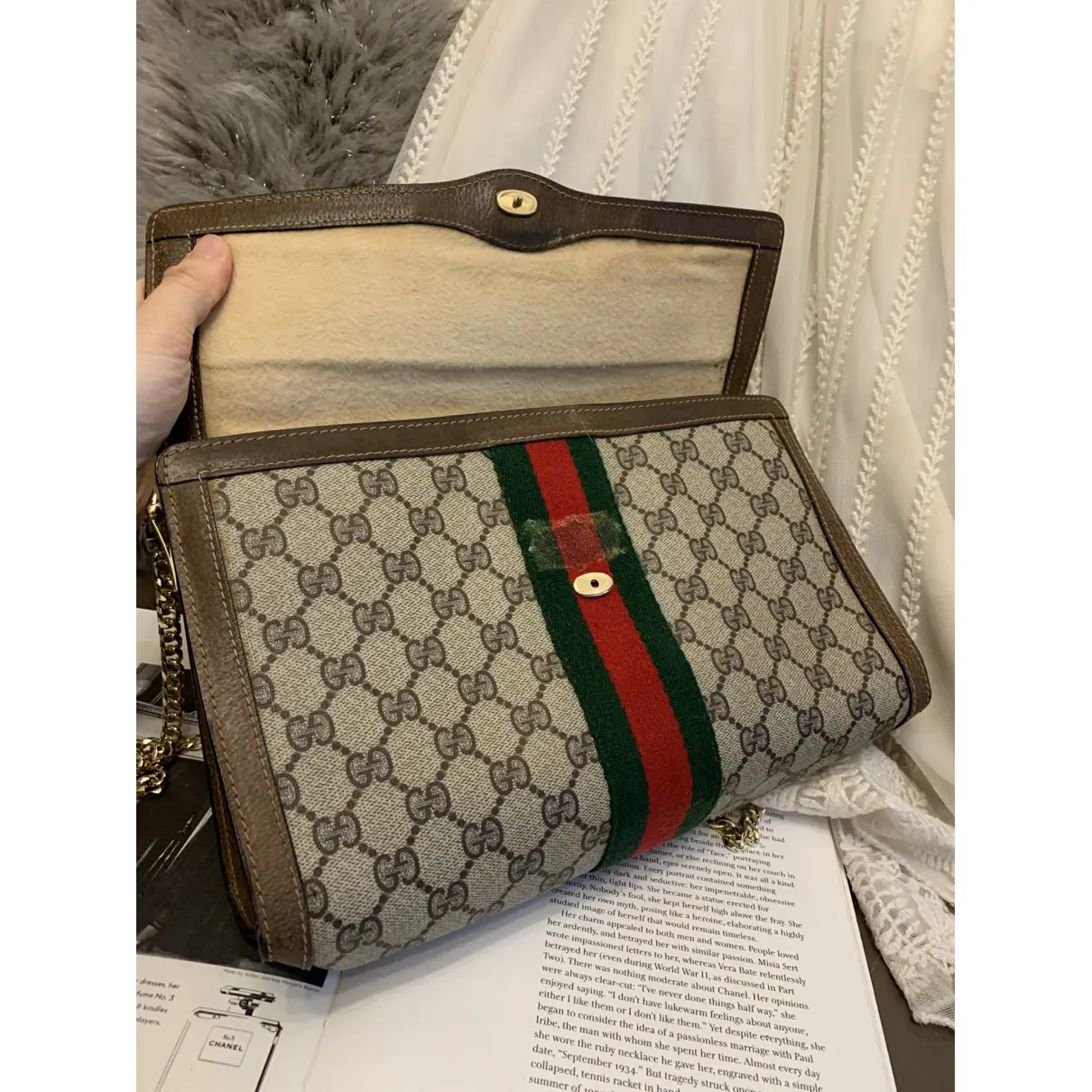 Ophidia GG Supreme cloth handbag Gucci - Vintage