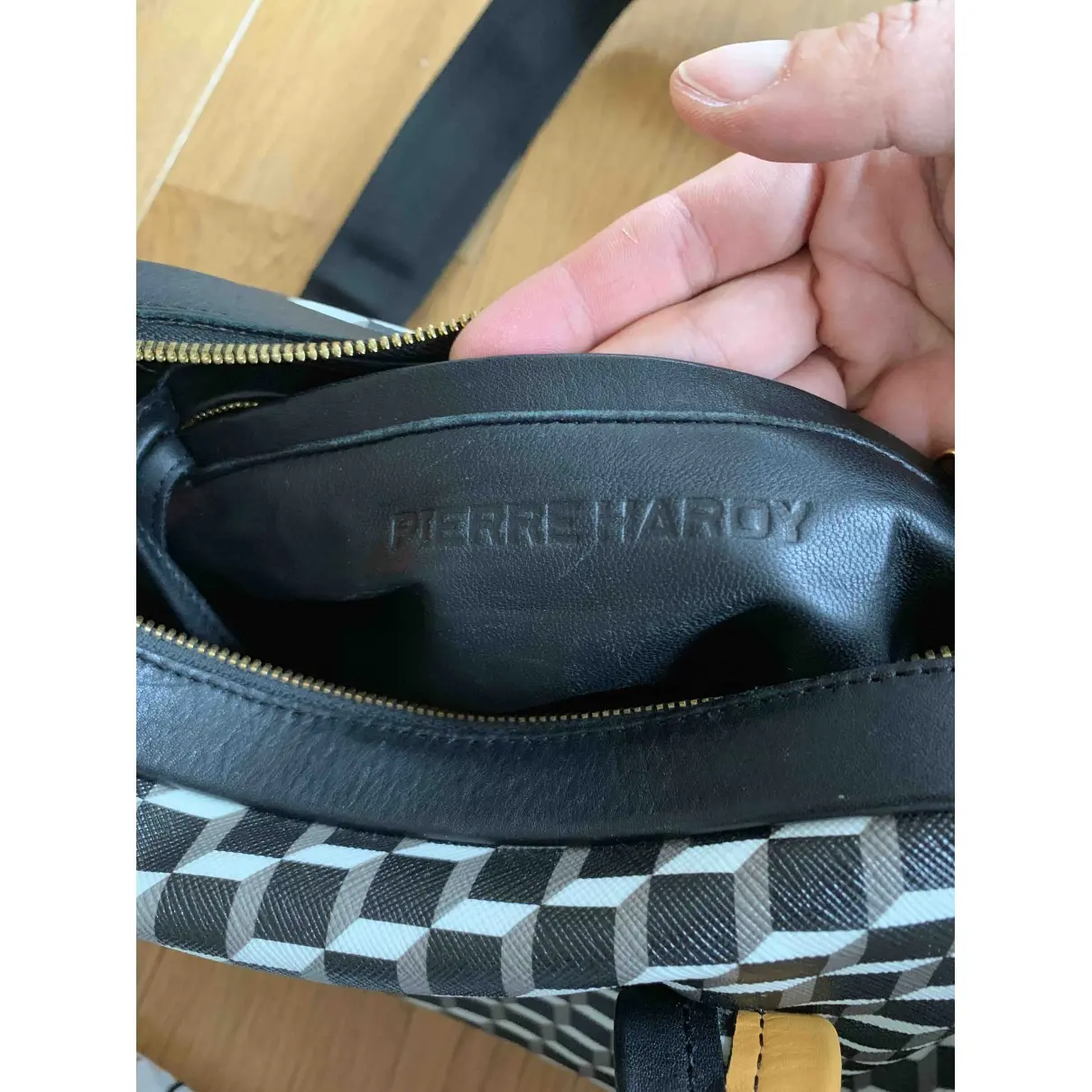 Buy Pierre Hardy Cloth bowling bag online