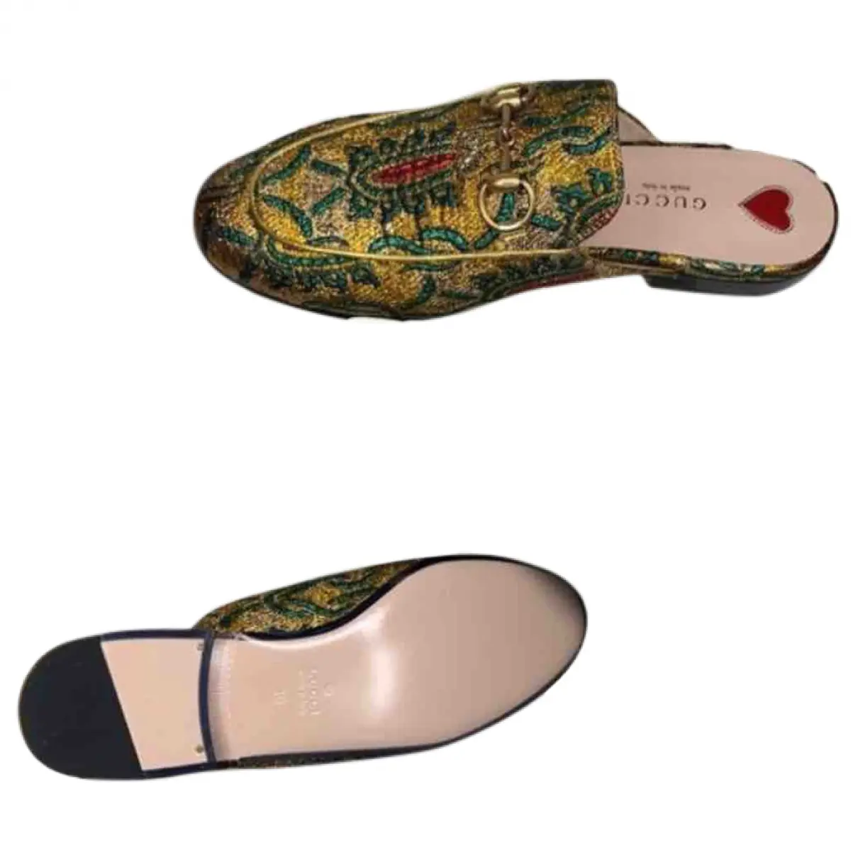 Gucci Princetown cloth flats for sale