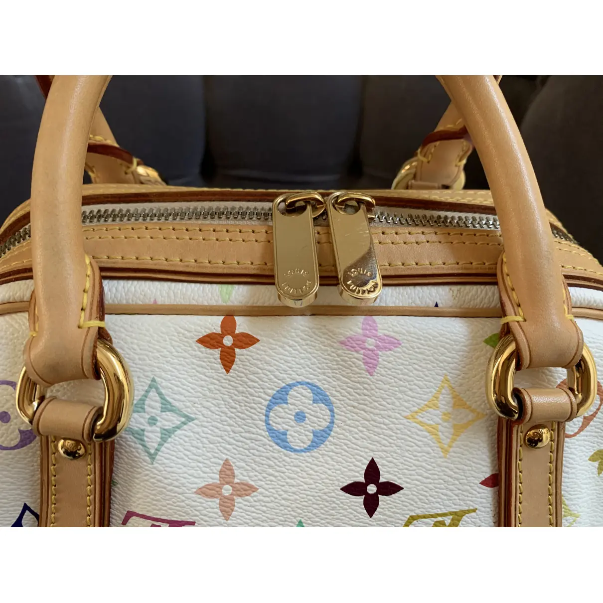 Priscilla cloth handbag Louis Vuitton