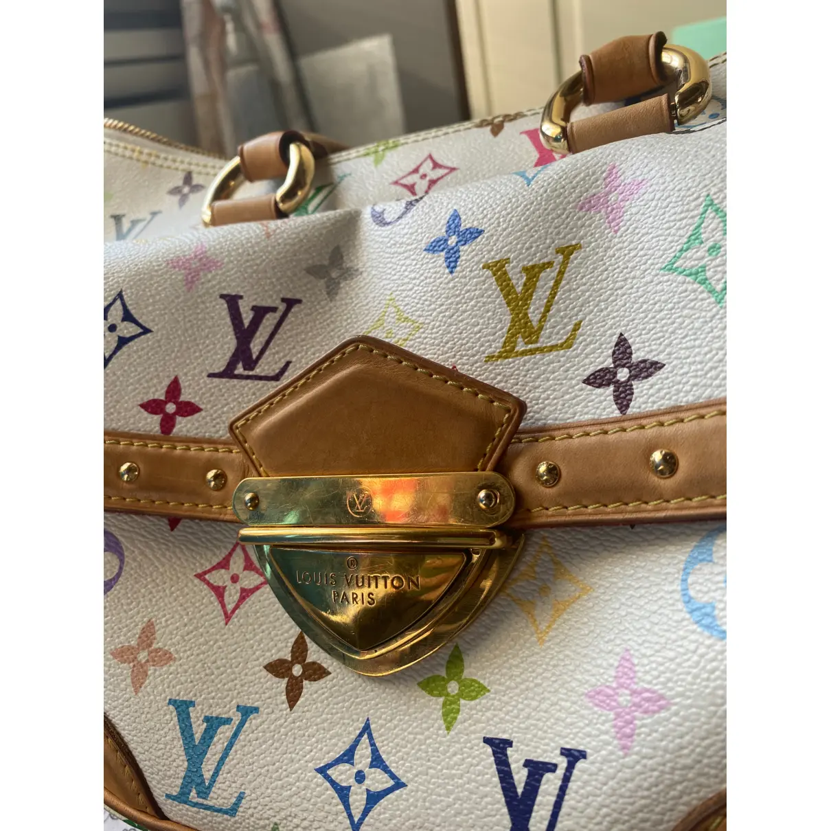 Rita cloth handbag Louis Vuitton
