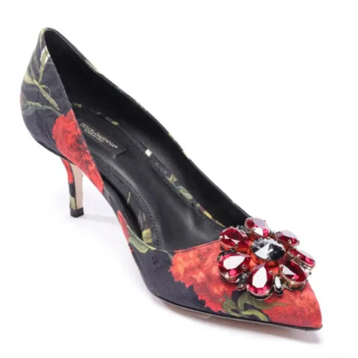 Buy Dolce & Gabbana Taormina cloth heels online
