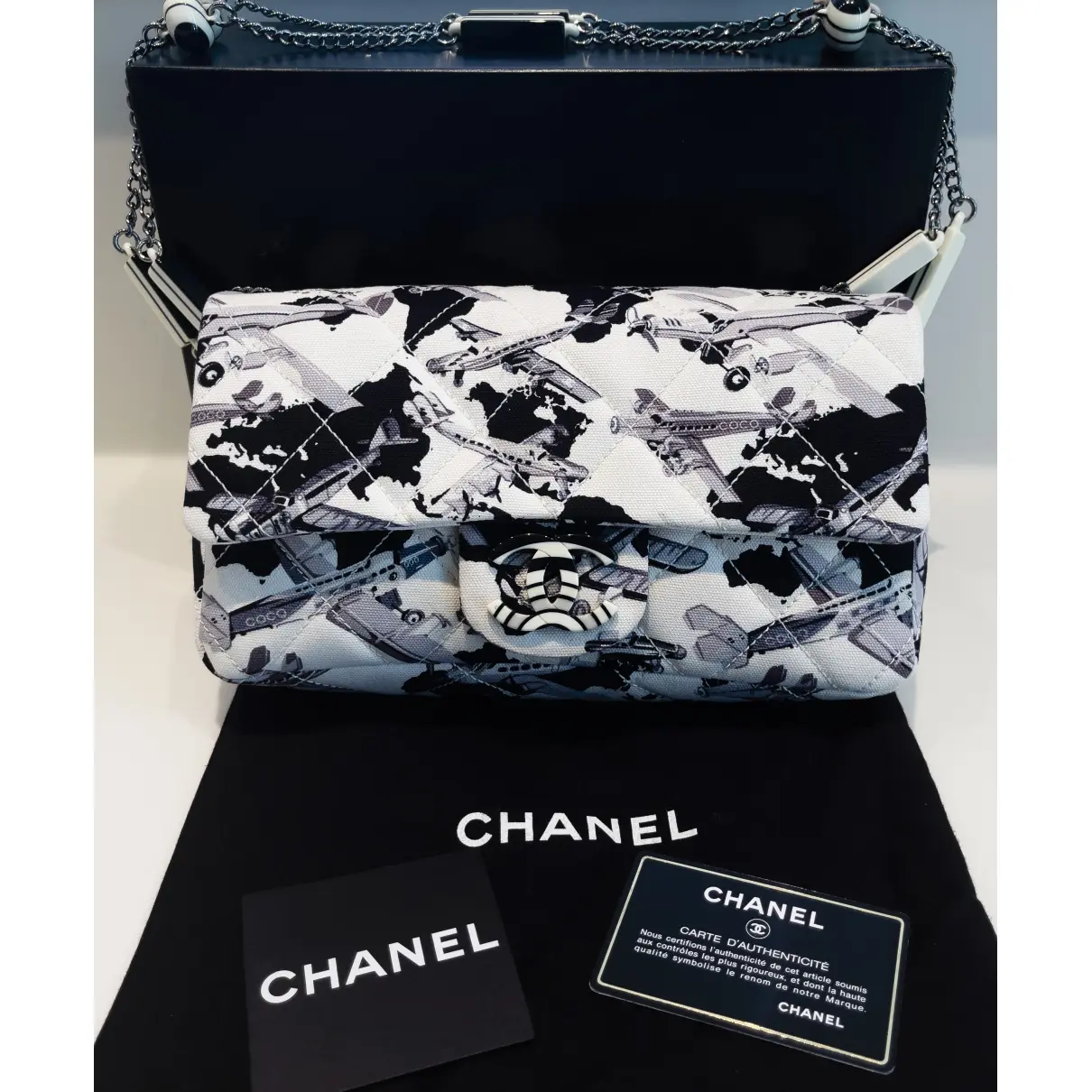 Timeless/Classique cloth bag Chanel - Vintage