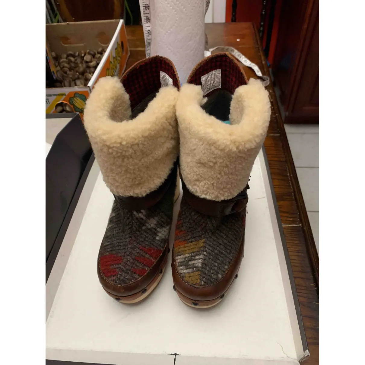 Buy Woolrich Cloth boots online