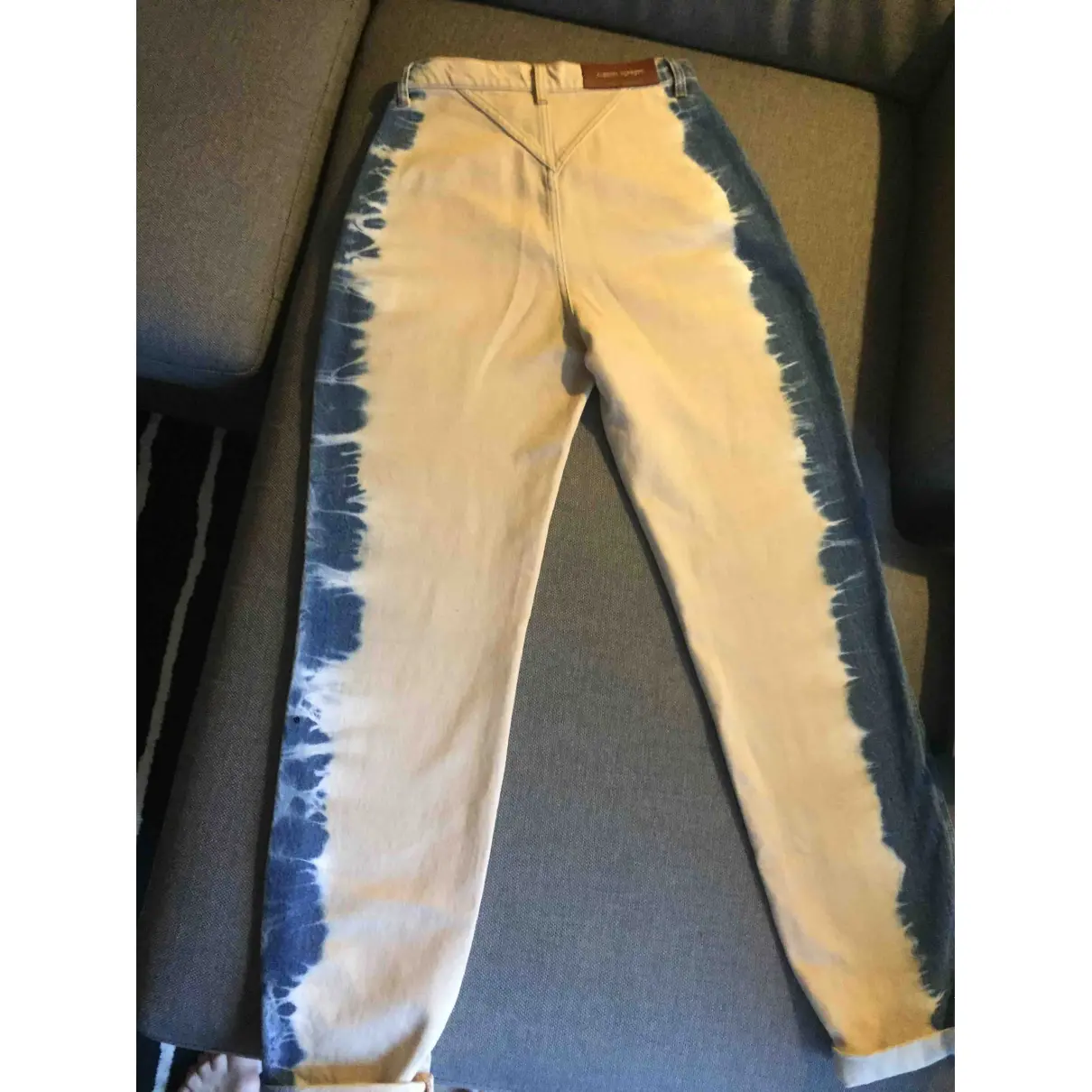 Buy Alberta Ferretti Multicolour Cotton Jeans online