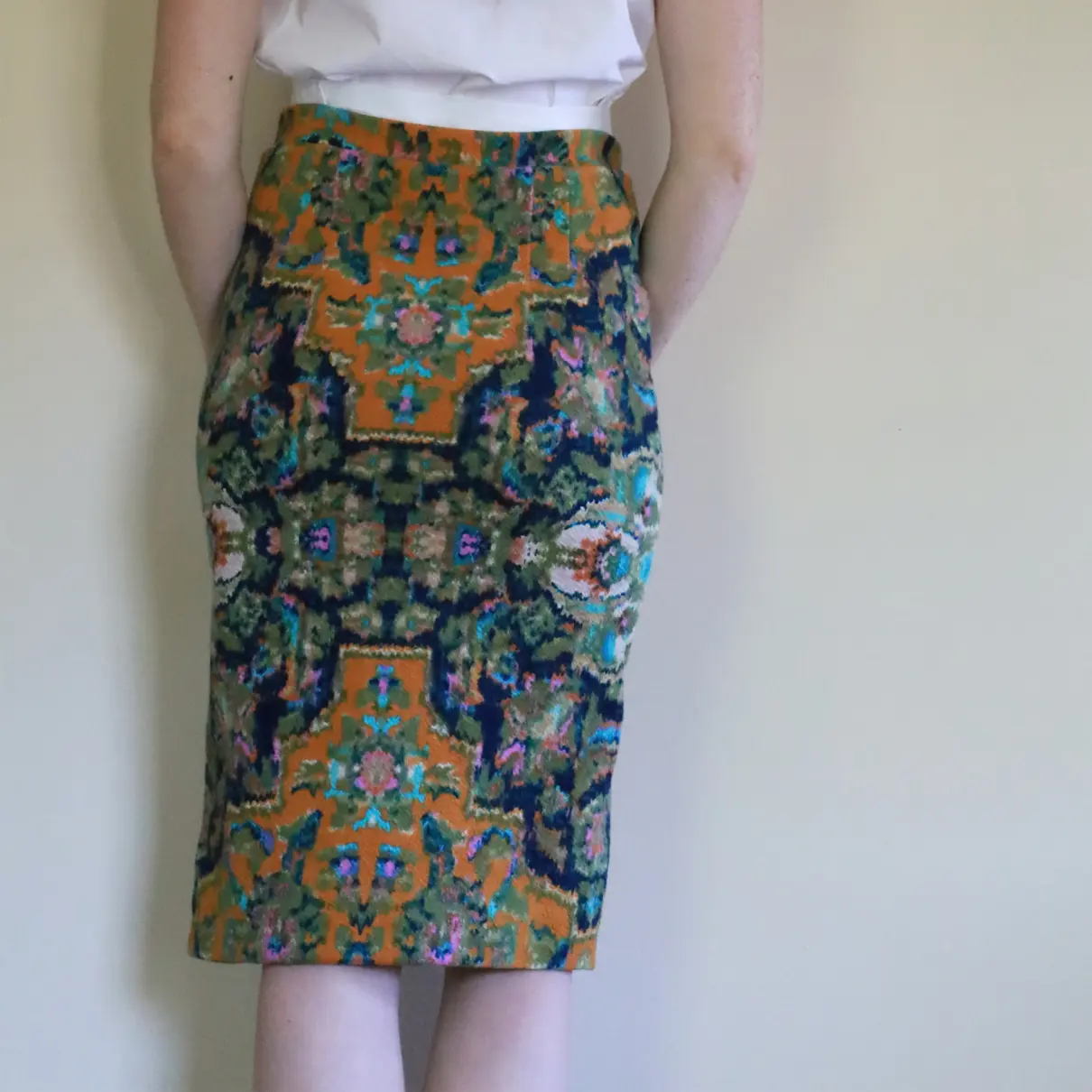 Mid-length skirt Anthropologie