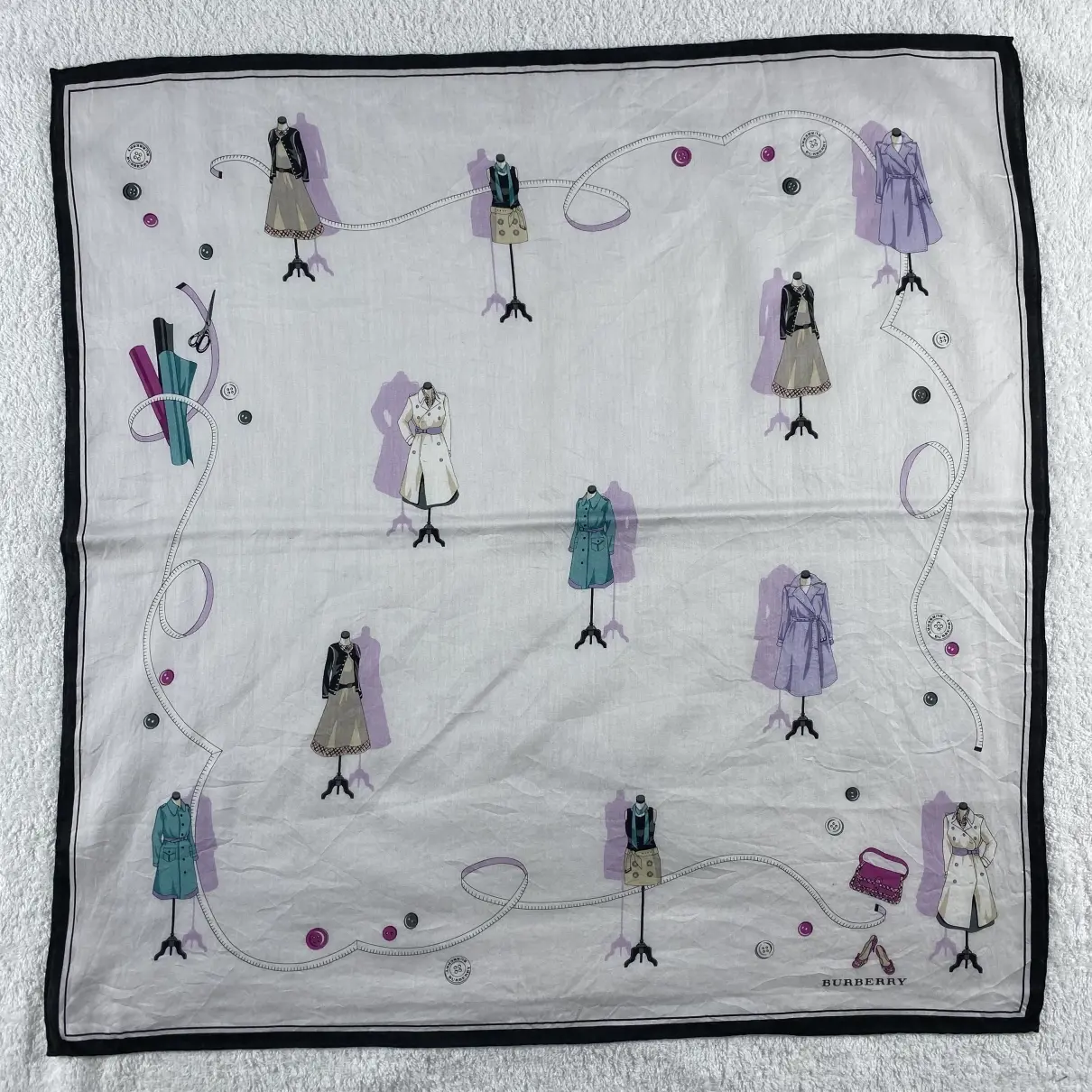 Buy Burberry Silk handkerchief online