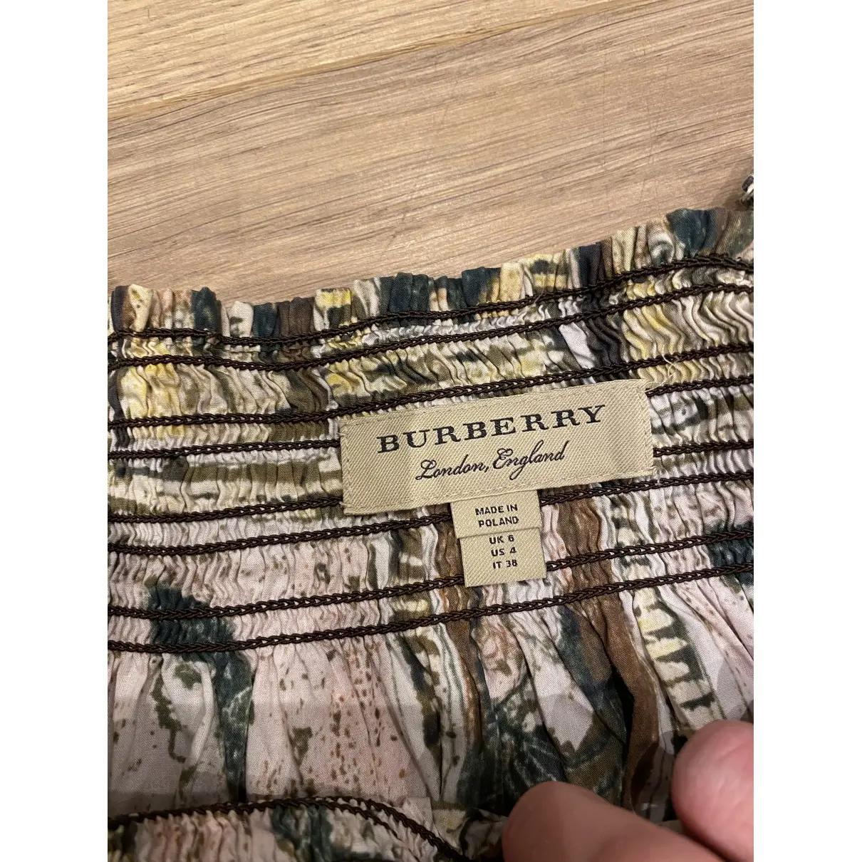 Buy Burberry Multicolour Cotton Top online