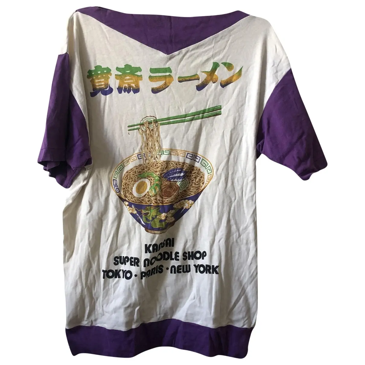 Multicolour Cotton T-shirt Kansai Yamamoto