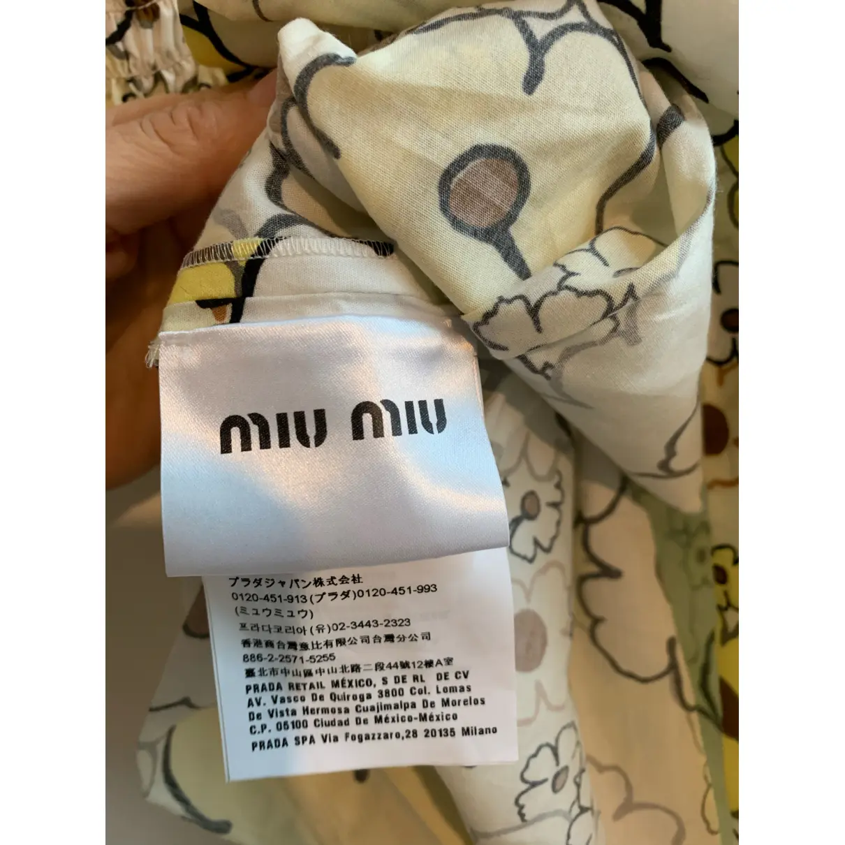 Mini dress Miu Miu