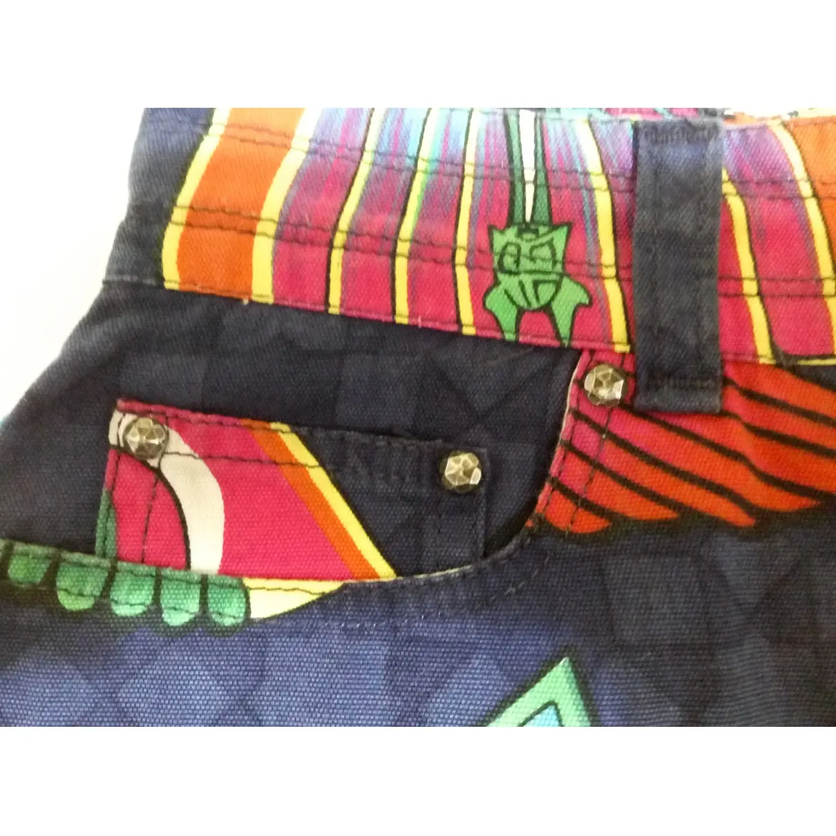 Multicolour Cotton Shorts Versace Jeans Couture - Vintage