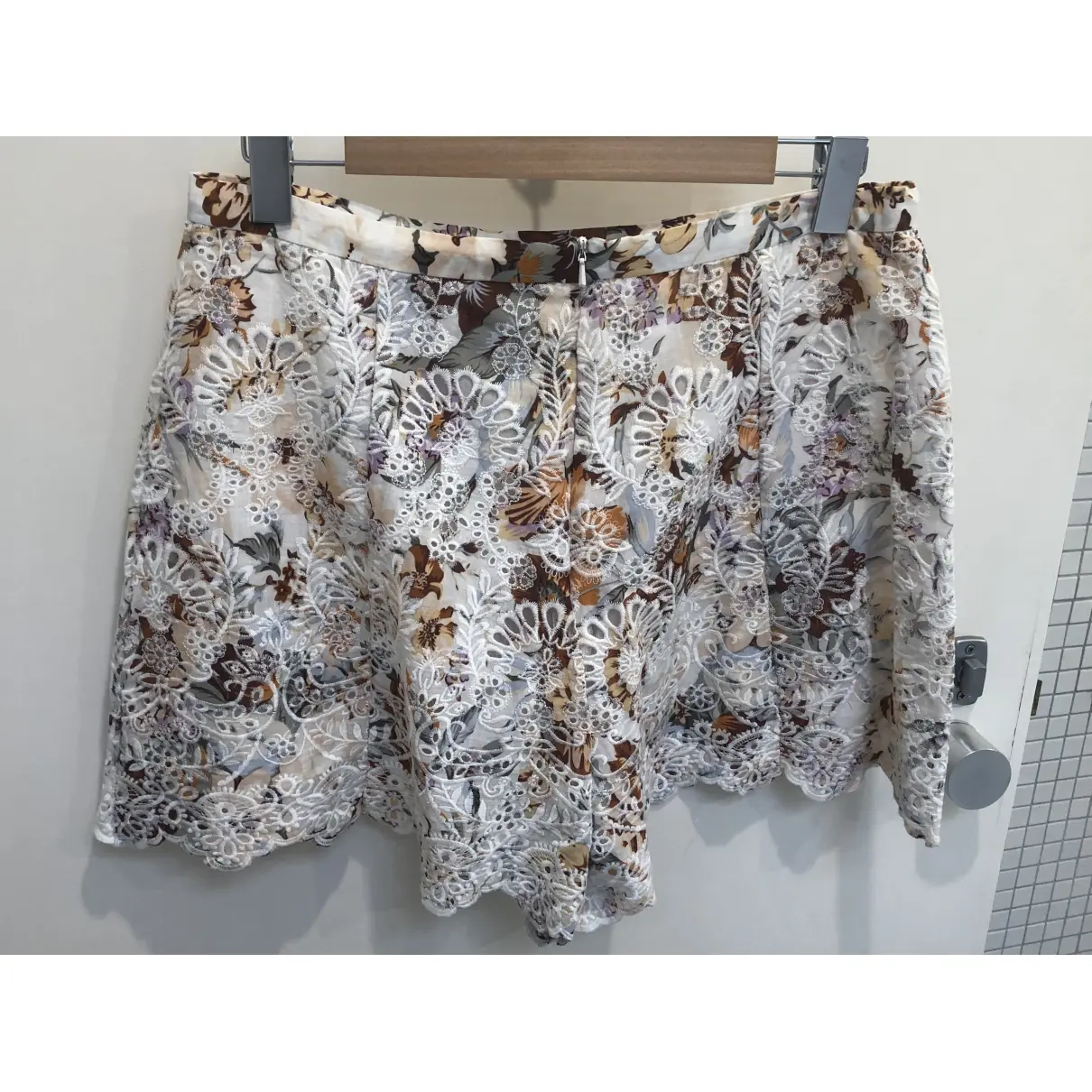 Zimmermann Multicolour Cotton Shorts for sale