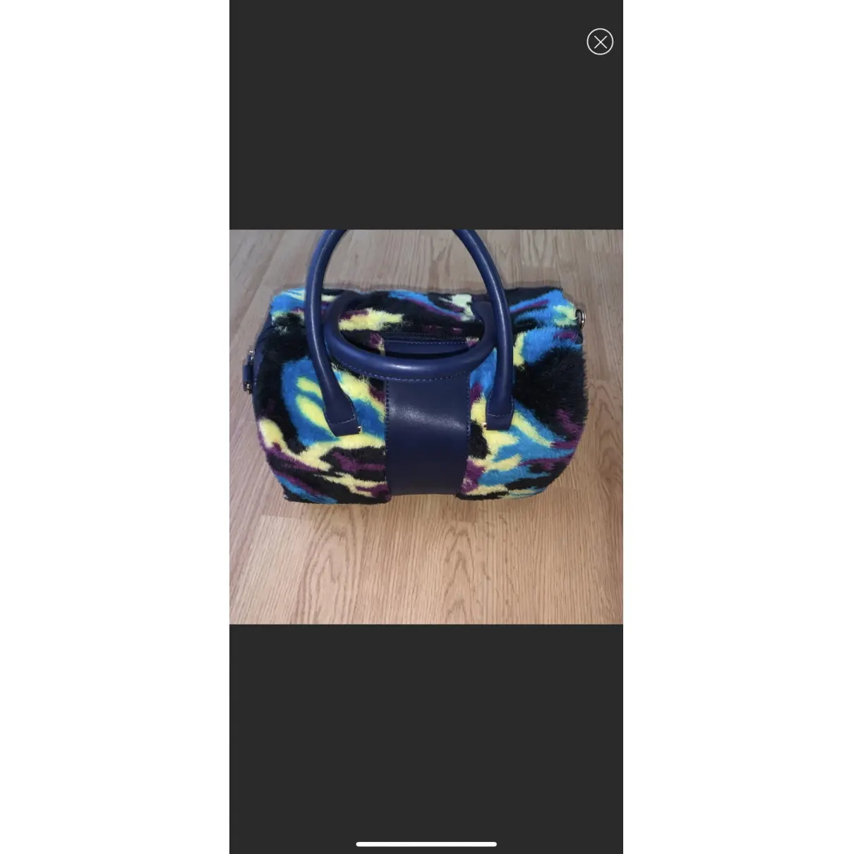 Buy CUSTOMMADE Faux fur satchel online